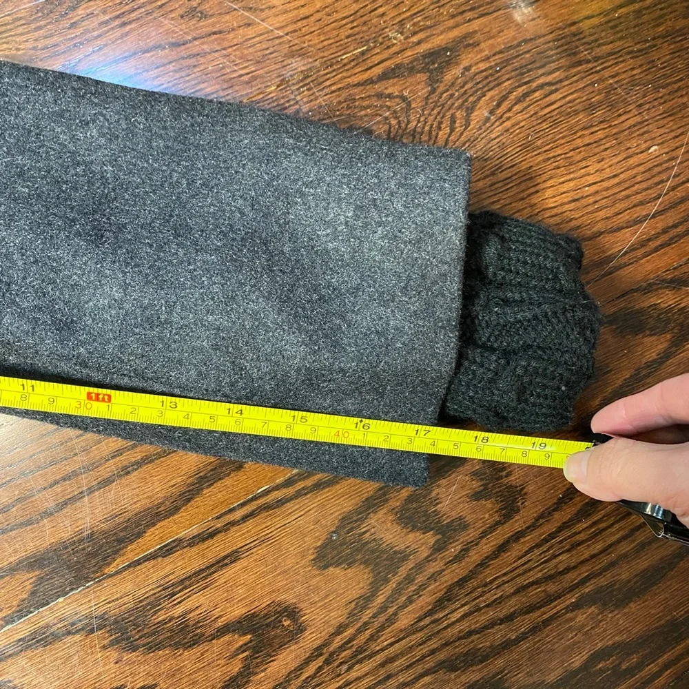 Women's RW & CO Gray Wool Coat Size M - Picture 13 of 15